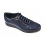 Pantofi barbati casual, din piele naturala, albastru, TIPOBLUE